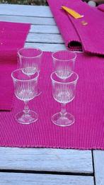 Vintage glazen borrelglaasjes, Antiek en Kunst, Ophalen of Verzenden
