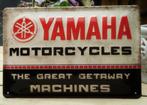 Reclamebord van Yamaha Motorcycle in reliëf -30x20 cm, Collections, Marques & Objets publicitaires, Envoi, Panneau publicitaire