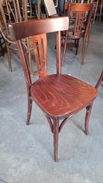 10 cafe bistro thonet horeca stoelen leuk lot bentwood bruin, Ophalen of Verzenden, Bruin, Hout