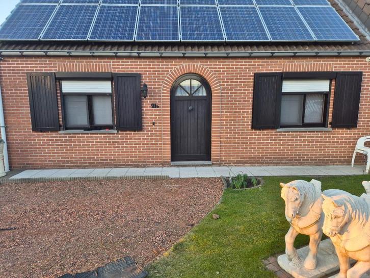 meranti ramen en deur ++rolluiken, Doe-het-zelf en Bouw, Glas en Ramen, Gebruikt, Ophalen