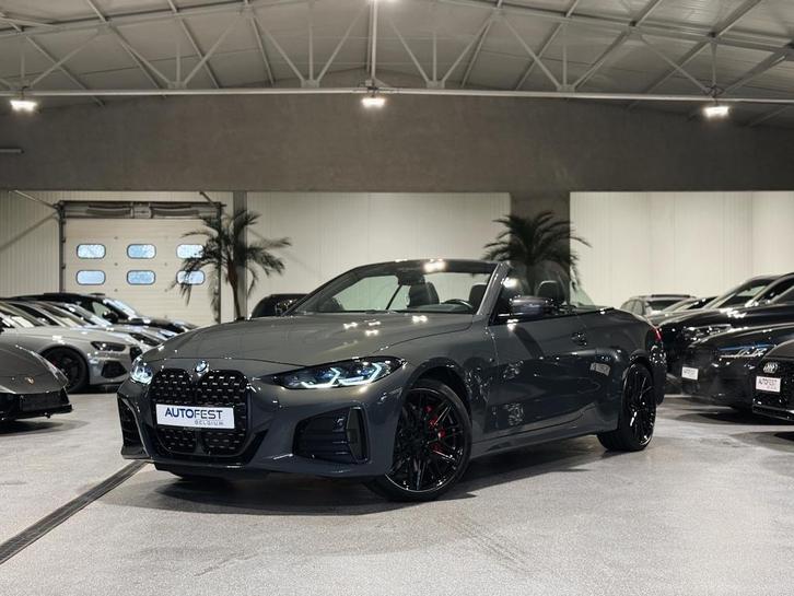 BMW M440i xDrive Cabriolet Dravit Grijs - Garantie, Auto's, BMW, Bedrijf, Te koop, 4 Reeks, 360° camera, Achteruitrijcamera, Adaptieve lichten