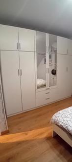 Complete slaapkamer, kleerkast, bed en 2 nachtkastjes., Huis en Inrichting, Slaapkamer | Complete slaapkamers, Ophalen, Zo goed als nieuw