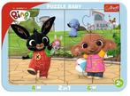 Bing Konijn Raampuzzel - 10 Stukjes, Kinderen en Baby's, Ophalen of Verzenden, Minder dan 10 stukjes, Nieuw, 2 tot 4 jaar
