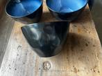 4 x grote bowl / kom Cosy & Trendy blauw + zwart  - NIEUW!, Nieuw, Kom(men), Keramiek, Ophalen of Verzenden