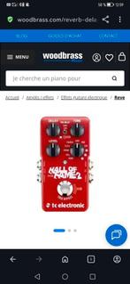 Pedale chorus tc électronic hall of fame, Muziek en Instrumenten, Effecten, Ophalen of Verzenden, Zo goed als nieuw, Chorus