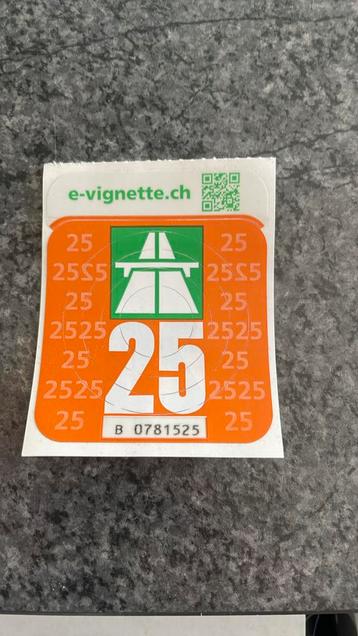 Autovignet Zwitserland, Tickets en Kaartjes, Autovignetten