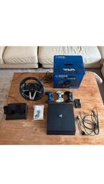 PlayStation 4 Pro 1TB + 3 controllers + Hori RWA stuur, Games en Spelcomputers, Spelcomputers | Sony Consoles | Accessoires, Ophalen