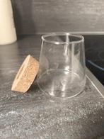 Kleine glazen vaas voor waterplanten of bloemen, Ophalen, Zo goed als nieuw, Glas