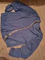 Mooi blauwe tunique Medium zilverkleurig afwerking hals, Vêtements | Femmes, Blouses & Tuniques, Comme neuf, Enlèvement ou Envoi
