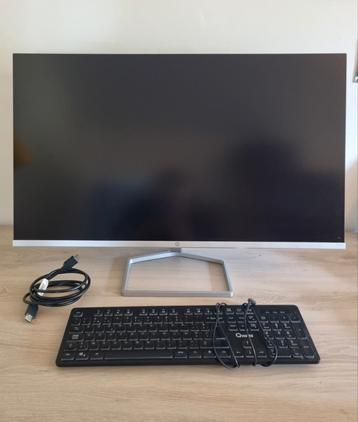 HP Moniteur M32f- ultra fin/pivotant : 31,5 ", FHD + clavier beschikbaar voor biedingen