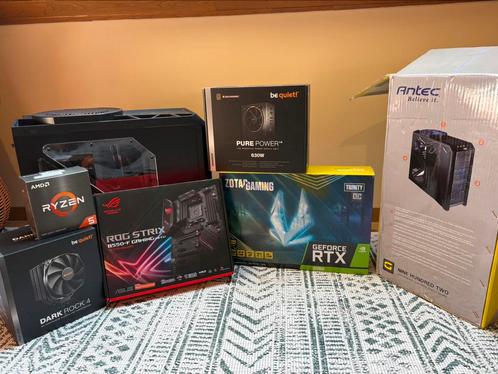 Tour gaming AMD 5600x, RTX 3080, 1To nvme, 32Gb, Computers en Software, Desktop Pc's, Gebruikt, 32 GB, Gaming, Ophalen