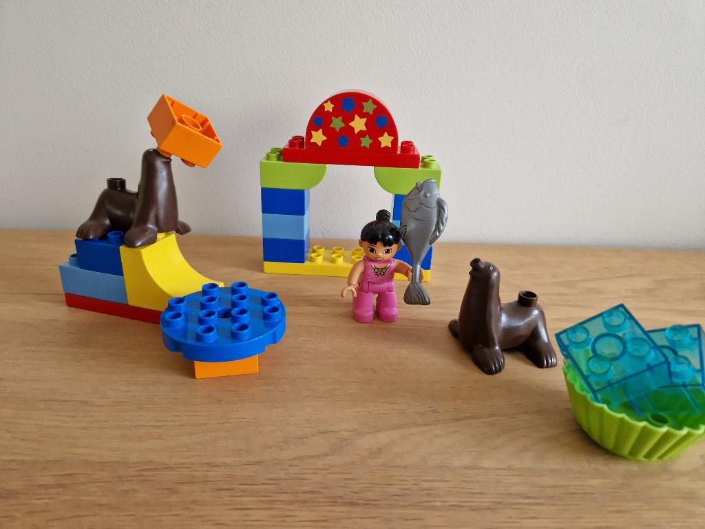 Duplo 10503 circus show zeeleeuwen, Kinderen en Baby's, Speelgoed | Duplo en Lego, Ophalen, Zo goed als nieuw, Complete set, Duplo