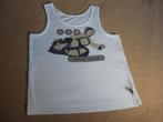 Witte T-shirt zonder mouwen met print van IBM, 164, Ophalen of Verzenden, Zo goed als nieuw