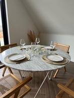 Marmeren eettafel, Huis en Inrichting, Overige materialen, 100 tot 150 cm, 100 tot 150 cm, Rond