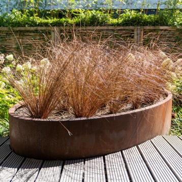 cortenstaal plantenbak, bloembak, ook maatwerk! beschikbaar voor biedingen