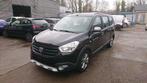 Dacia lodgy stepway 1200 essence 2017 115000km clim gps 1pro, Auto's, Fiat, Voorwielaandrijving, Stof, Zwart, Parkeersensor