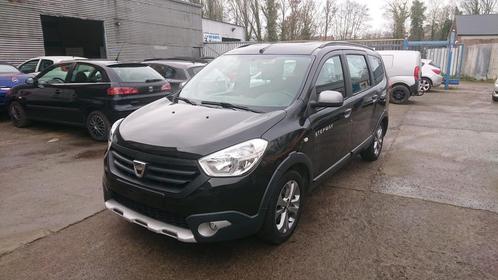 Dacia lodgy stepway 1200 essence 2017 115000km clim gps 1pro, Auto's, Fiat, Bedrijf, Te koop, ABS, Airbags, Airconditioning, Bluetooth