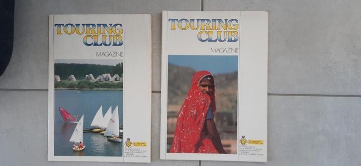 2x Touring Club  magazine 1986 augustus + september, Verzamelen, Tijdschriften, Kranten en Knipsels, Tijdschrift, 1980 tot heden