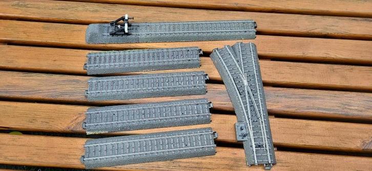 marklin C rails in goede gebruikte staat met scenery resten, Hobby en Vrije tijd, Modeltreinen | H0, Gebruikt, Rails, Wisselstroom