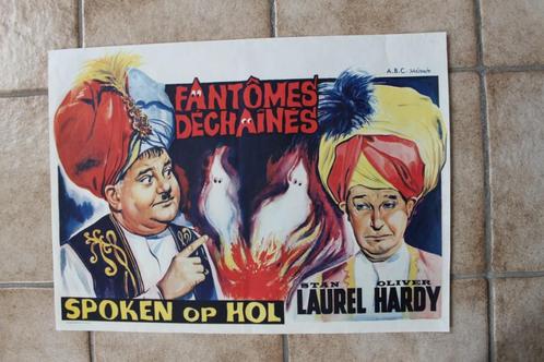 filmaffiche Laurel And Hardy A Hunting We Will Go filmposter, Verzamelen, Posters, Zo goed als nieuw, Film en Tv, A1 t/m A3, Rechthoekig Liggend