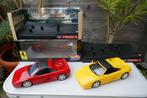 UNIEK : 2x Hotwheels 1/18 Ferrari F355 GTS, Enlèvement ou Envoi, Utilisé, Voiture, Hot Wheels