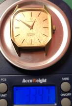 Uurwerk Oméga +/- 22 gram 18 karaat MASSIEF GOUD (750/1000), Handtassen en Accessoires, Horloges | Heren, Ophalen, Leer, Polshorloge