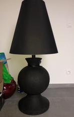 Staande lamp, zwart 1.20m hoogte houten voet, 100 tot 150 cm, Design, Zo goed als nieuw, Hout