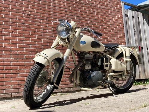 Gillet Herstal Estafette 500cc, Motoren, Motoren | Oldtimers, Toermotor, 11 kW of minder, 1 cilinder, Ophalen of Verzenden
