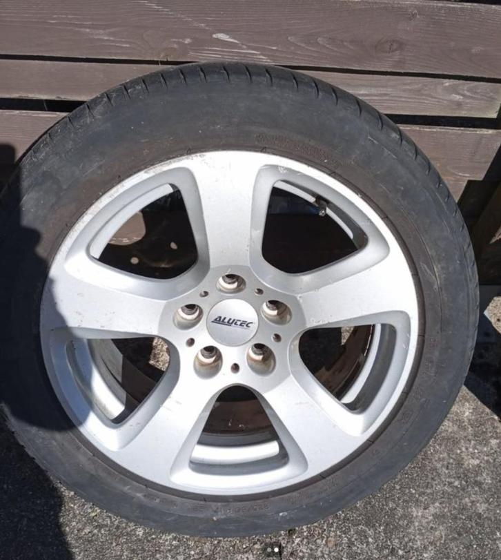 1 17 inch lichtmetalen velgen (5×120), Auto-onderdelen, Overige Auto-onderdelen, BMW, Gebruikt, Ophalen