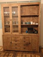 VITRINEKAST TEAK, Ophalen, Gebruikt, Teakhout