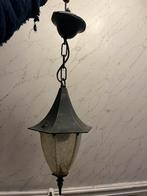 Lamp in koper en glas, Antiek en Kunst, Ophalen