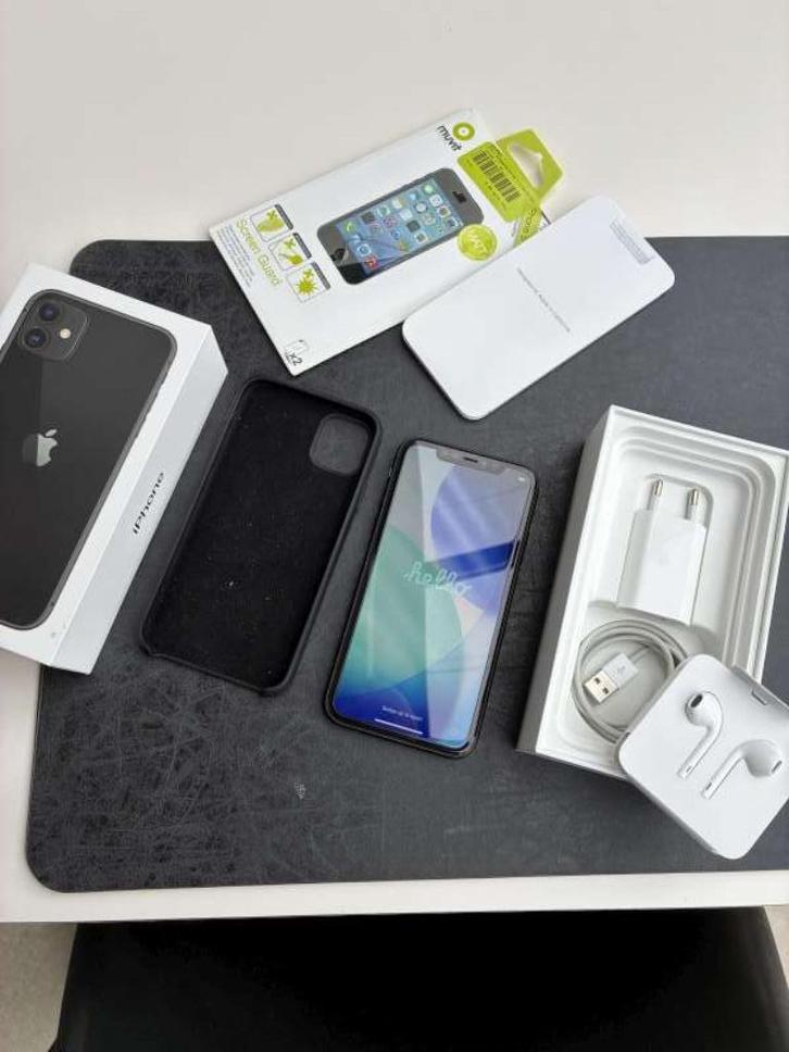 IPhone 11 black 64GB, Telecommunicatie, Mobiele telefoons | Apple iPhone, Gebruikt, 64 GB, Zonder abonnement, iPhone 11, Zwart