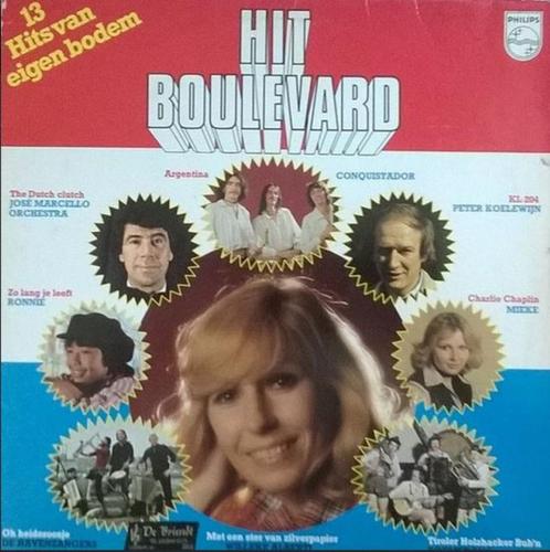 vinyl:  Hit Boulevard - 13 Hits Van Eigen Bodem (als nieuw), Cd's en Dvd's, Vinyl | Nederlandstalig, Zo goed als nieuw, Levenslied of Smartlap