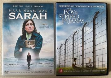 Dvd Haar naam was Sarah + the boy in the striped pyjama beschikbaar voor biedingen