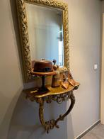 Antieke schoentjes bolhoed pop spiegel, Antiek en Kunst, Ophalen