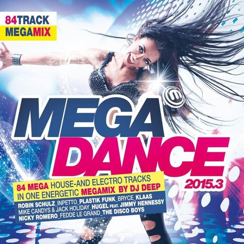 2cd ' DJ Deep - MegaDance 2015.3 (Megamix)(gratis verzending, Cd's en Dvd's, Cd's | Dance en House, Zo goed als nieuw, Dance Populair