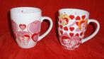 Paar leuke Valentijn koffietassen "Liefde is ...", Enlèvement ou Envoi, Comme neuf, Autres styles, Porcelaine