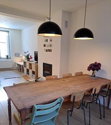 2 zwarte hanglampen eettafel beschikbaar voor biedingen