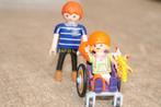 playmobil 6663 kindje in rolstoel en papa compleet, Complete set, Ophalen of Verzenden, Zo goed als nieuw