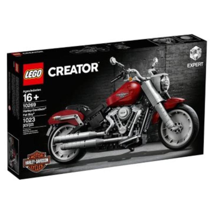 Lego Harley Davidson Fat Boy (10269), Kinderen en Baby's, Speelgoed | Duplo en Lego, Nieuw, Lego, Complete set, Ophalen of Verzenden