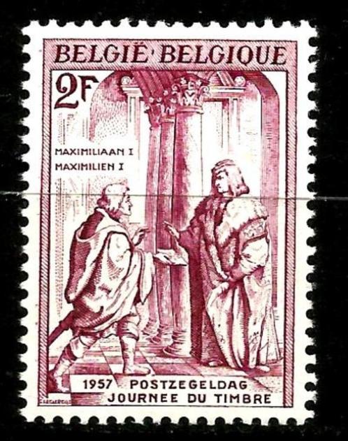 1957 Dag van d postzegel  OBP 1011**, Postzegels en Munten, Postzegels | Europa | België, Postfris, Orginele gom, Overig, Zonder stempel