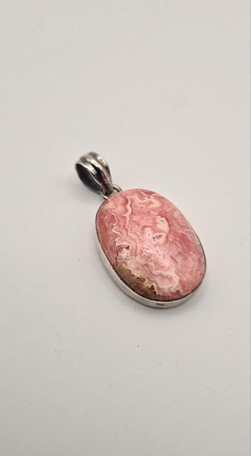 pendentif en argent rhodochrosite, Antiquités & Art, Antiquités | Argent & Or, Enlèvement ou Envoi