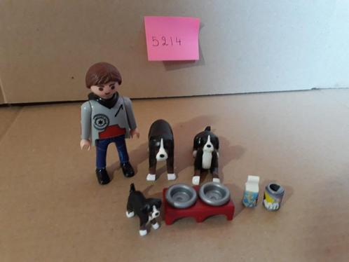Playmobil Berner Sennen hond familie - 5214, Kinderen en Baby's, Speelgoed | Playmobil, Nieuw, Complete set, Ophalen