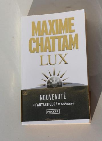 Thriller : Maxime Chattam "Lux" beschikbaar voor biedingen