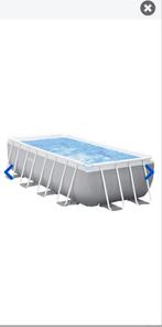 Intex zwembad 2x4x1m met zandfilterpomp, ladder en afdekzeil, Afdekzeil, Ophalen of Verzenden