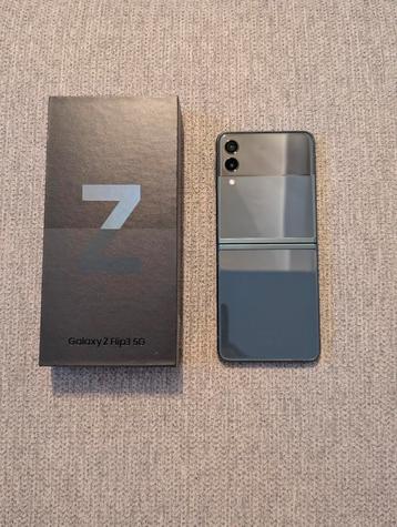Samsung Galaxy Flip 3 128GB groen nieuw scherm  beschikbaar voor biedingen