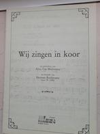 "Wij zingen in koor"    H. Roelstraete, Muziek en Instrumenten, Bladmuziek, Ophalen of Verzenden, Zang, Overige genres, Nieuw