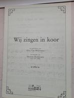 "Wij zingen in koor"    H. Roelstraete, Musique & Instruments, Partitions, Neuf, Enlèvement ou Envoi, Autres genres, Autres genres