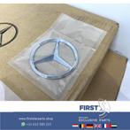 Mercedes AMG STER LOGO ZWART ROOD CHROOM W176 W177 W205 W117, Auto-onderdelen, Ophalen of Verzenden, Gebruikt, Mercedes-Benz