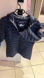 Donkerblauwe regenjas met kap Jott maat S-M, Vêtements | Femmes, Vestes | Été, Enlèvement ou Envoi, Comme neuf, Taille 36 (S)